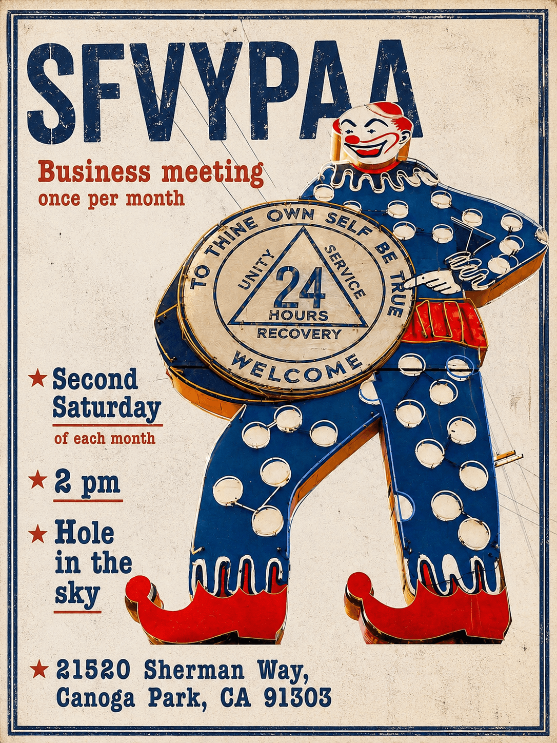 VALLEYPAA business meeting flyer